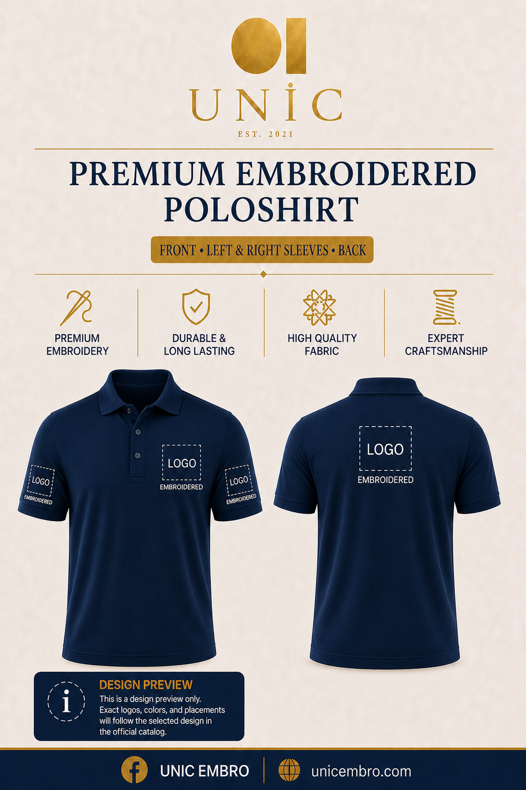 DESIGN 12 | FRONT, LEFT SLEEVE, RIGHT SLEEVE & BACK